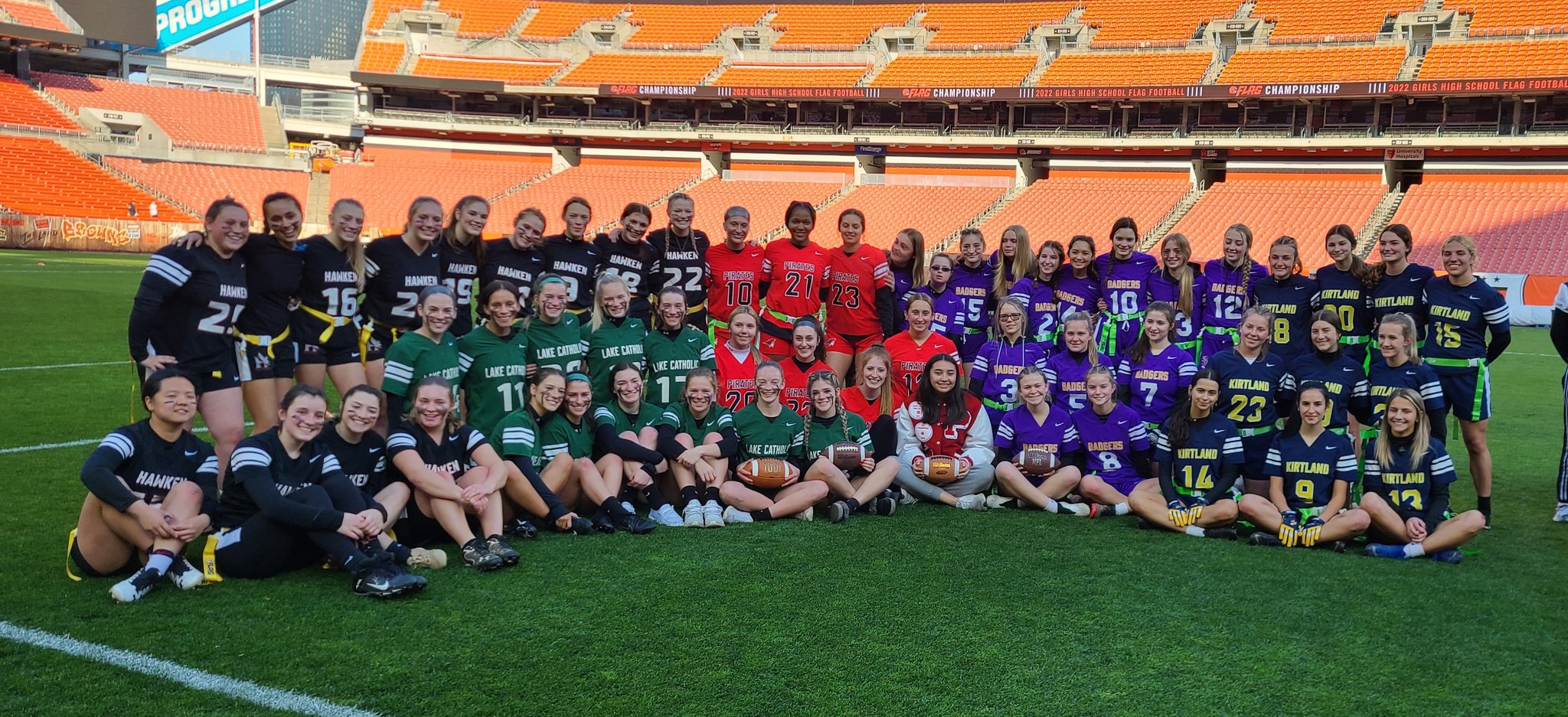 Flag Football Girls Lake Catholic High School